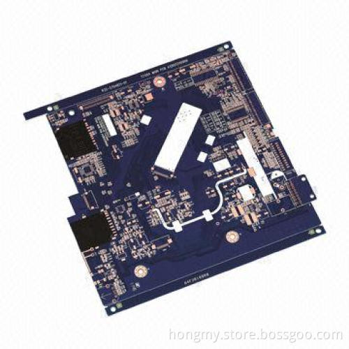 FR4 Rigid PCB with Blue Solder Mask and HASL Finish 1.6mm Thickness